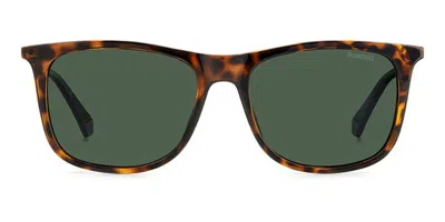 POLAROID PLD 4145/S/X POLARIZED 086/UC OCCHIALI DA SOLE TARTARUGATISHELL PER UOMO