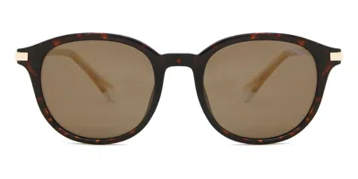 Polaroid Pld 4148/g/s/x Asian Fit Polarized 086/sp Men's Sunglasses Tortoiseshell Size 50 In Brown