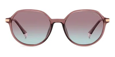 Polaroid Pld 4149/g/s/x Asian Fit Polarized 789/jr Women's Sunglasses Purple Size 55 In Brown