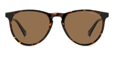 Polaroid Pld 4152/s Polarized 086/sp Women's Sunglasses Tortoiseshell Size 54 In Multi