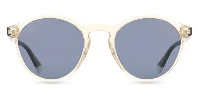 Polaroid Pld 4153/s Polarized 40g/c3 Men's Sunglasses Yellow Size 50 In White