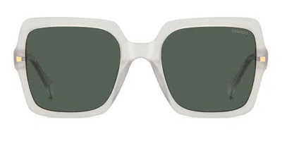 Polaroid Pld 4165/s/x Polarized Kb7/uc Women's Sunglasses Grey Size 55 In Gray