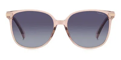 Polaroid Pld 4170/g/s/x Asian Fit Polarized Lta/wj Women's Sunglasses Brown Size 56 In Pink