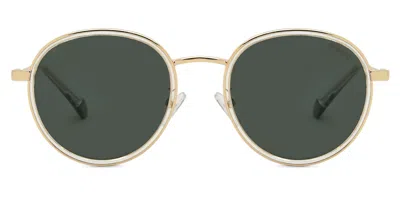 Polaroid Pld 4173/g/s/x Asian Fit Polarized Pef/uc Men's Sunglasses Gold Size 51 In Multi
