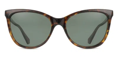 Polaroid Pld 4179/s Polarized 086/uc Women's Sunglasses Tortoiseshell Size 55 In Green