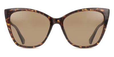 Polaroid Pld 4181/s Polarized 086/sp Women's Sunglasses Tortoiseshell Size 56 In Brown