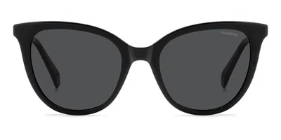 Polaroid Pld 4184/s/x Polarized 807/m9 Occhiali Da Sole Neri Per Donna In Black