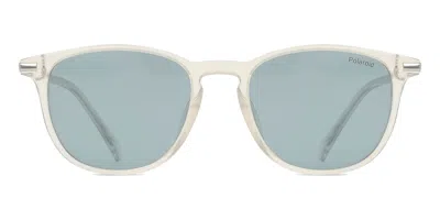 Polaroid Pld 4187/g/s/x Asian Fit Polarized 900/m9 Men's Sunglasses Clear Size 51 In Blue