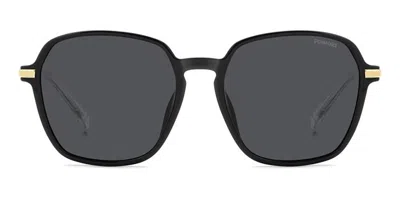 Polaroid Pld 4188/g/s/x Asian Fit Polarized 807/m9 Women's Sunglasses Black Size 55
