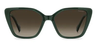 Polaroid Pld 4189/s Polarized 1ed/la Occhiali Da Sole Verdi Per Donna In Green
