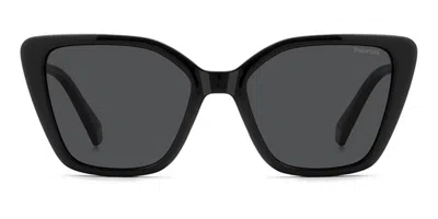 Polaroid Pld 4189/s Polarized 807/m9 Occhiali Da Sole Neri Per Donna In Black