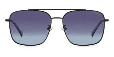 Polaroid Pld 4192/g/s/x Polarized 003/z7 Occhiali Da Sole Neri Per Uomo In Black