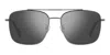 Polaroid 56mm Polarized Rectangular Sunglasses In Gray