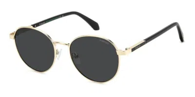 Polaroid Pld 4197/s/x Polarized 2f7/m9 Occhiali Da Sole Oro Per Uomo In Metallic
