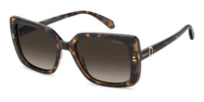 Polaroid Pld 4199/s/x Polarized 086/la Occhiali Da Sole Tartarugatishell Per Donna In Brown