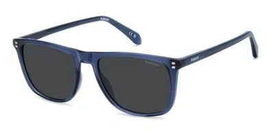 Polaroid Pld 4202/s/x Polarized Pjp/m9 Occhiali Da Sole Blu Per Uomo In Blue