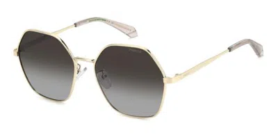 Polaroid Pld 4205/g/s/x Vestibilità Orientale Polarized 01q/la Occhiali Da Sole Oro Per Donna In Gold
