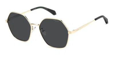 Polaroid Pld 4205/g/s/x Vestibilità Orientale Polarized 2f7/m9 Occhiali Da Sole Oro Per Donna In Gold