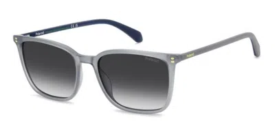 Polaroid Pld 4207/s/x Polarized Yb7/wj Occhiali Da Sole Grigi Per Uomo In Burgundy