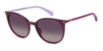Polaroid Pld 4208/s/x Polarized 0t7/jr Occhiali Da Sole Purple Per Donna In Gold