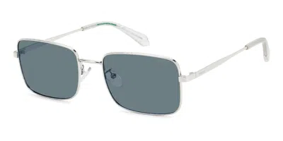 Polaroid Pld 4213/g/s/x Asian Fit Polarized 010/c3 Men's Sunglasses Silver Size 57