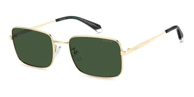 Polaroid Pld 4213/g/s/x Asian Fit Polarized J5g/uc Men's Sunglasses Gold Size 57