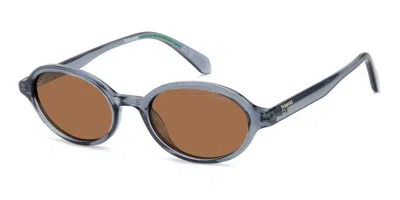 Polaroid Pld 4220/s Kb7/sp Men's Sunglasses Grey Size 51 In Yellow