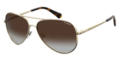 Polaroid Pld 6012/n/new J5g/la Men's Sunglasses Gold Size 56