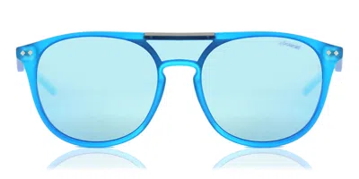 Polaroid Pld 6023/s Polarized 15m/jy Men's Sunglasses Blue Size 99