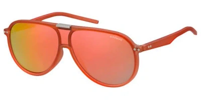 Polaroid Pld 6025/s Polarized 15j/oz Men's Sunglasses Orange Size 132