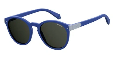 Polaroid Pld 6034/s Polarized Pjp/m9 Men's Sunglasses Blue Size 51 In Multi