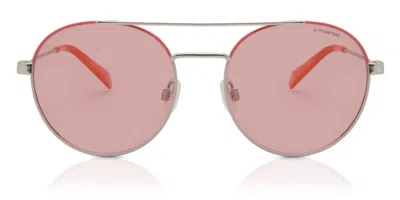 Polaroid Pld 6056/s Polarized 35j/0f Men's Sunglasses Pink Size 55
