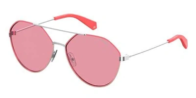 Polaroid Pld 6059/f/s Asian Fit Polarized 35j/0f Men's Sunglasses Pink Size 61