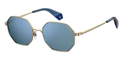 Polaroid Pld 6067/s Lks/xn Men's Sunglasses Gold Size 53