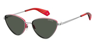 Polaroid Pld 6071/s/x Polarized J2b/m9 Women's Sunglasses Red Size 56