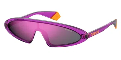 Polaroid Pld 6074/s Polarized B3v/ai Occhiali Da Sole Purple Per Uomo