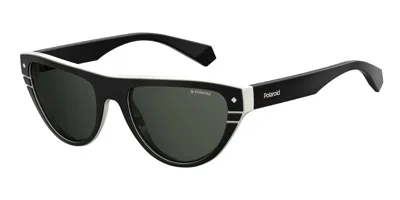 Polaroid Pld 6087/s/x Polarized 9ht/m9 Women's Sunglasses Black Size 55