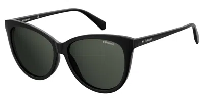 Polaroid Pld 6104/s/x Polarized 807/m9 Women's Sunglasses Black Size 56
