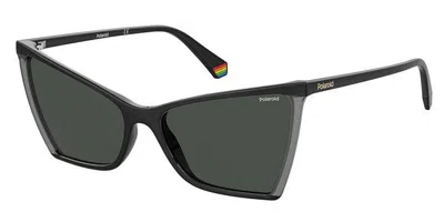 Polaroid Pld 6127/s 08a/m9 Occhiali Da Sole Neri Per Donna In Multi