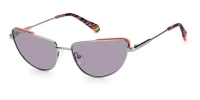 Polaroid Pld 6129/s Polarized Yy5/kl Occhiali Da Sole Grigi Per Donna In Gray