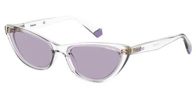 Polaroid Pld 6142/s Polarized 900/kl Occhiali Da Sole Chiari Per Donna In Transparent