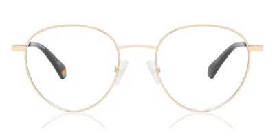 Polaroid Pld 6158/cs With Clip-on J5g/sp Occhiali Da Vista Oro Per Uomo (solo Montatura) In Gold
