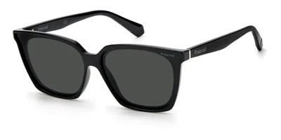 Polaroid Pld 6160/s 807/m9 Women's Sunglasses Black Size 62