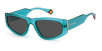 Polaroid Pld 6169/s Mvu/m9 Men's Sunglasses Blue Size 55 In Multi