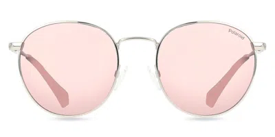 Polaroid Pld 6171/s Polarized 010/jq Men's Sunglasses Silver Size 51