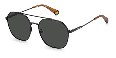 Polaroid Pld 6172/s 807/m9 Men's Sunglasses Black Size 57