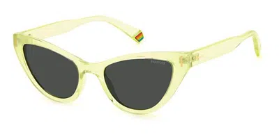 Polaroid Pld 6174/s 40g/m9 Women's Sunglasses Yellow Size 52