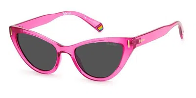 Polaroid Pld 6174/s Mu1/m9 Women's Sunglasses Pink Size 52