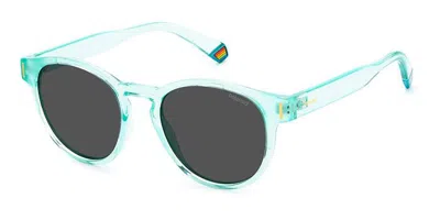 Polaroid Pld 6175/s 5cb/m9 Men's Sunglasses Blue Size 51