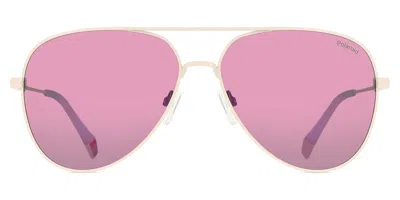 Polaroid Pld 6187/s Polarized Szj/ai Men's Sunglasses White Size 60